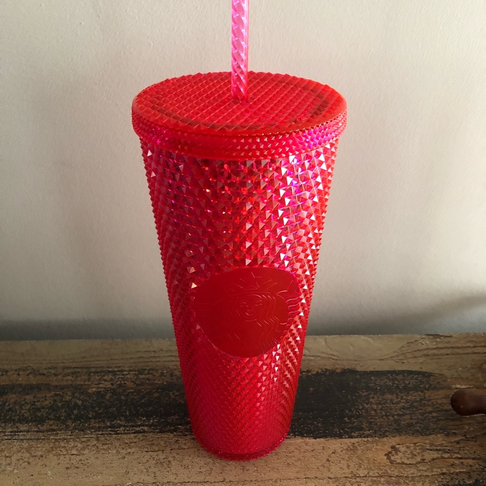 NWT Pink Starbucks studded cup